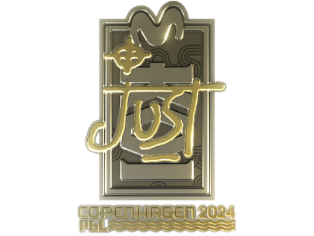 Sticker | JUST (Gold) | Copenhagen 2024