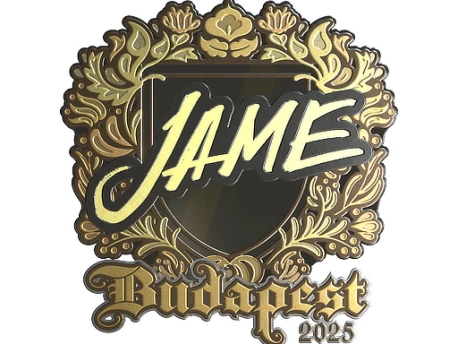Sticker | Jame (Gold) | Budapest 2025