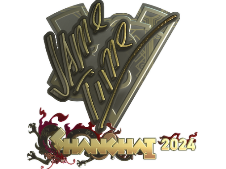 Sticker | Jame (Gold) | Shanghai 2024