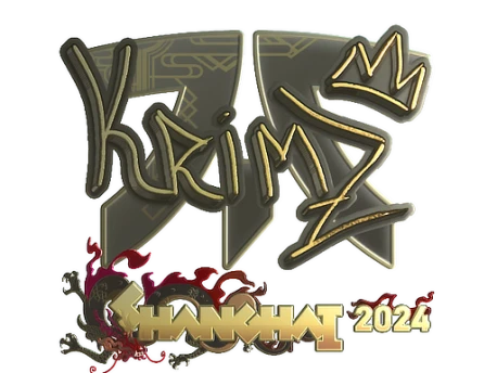 Sticker | KRIMZ (Gold) | Shanghai 2024