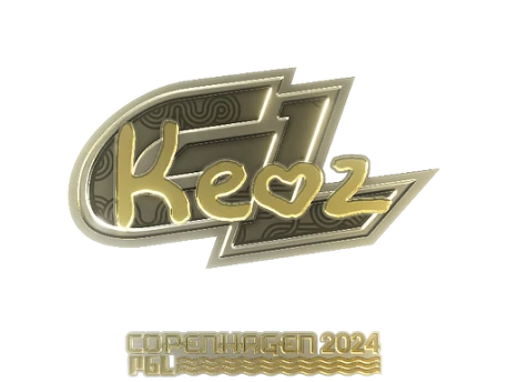 Sticker | Keoz (Gold) | Copenhagen 2024