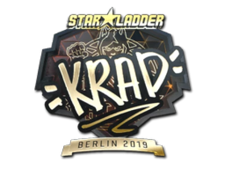 Sticker | Krad (Gold) | Berlin 2019