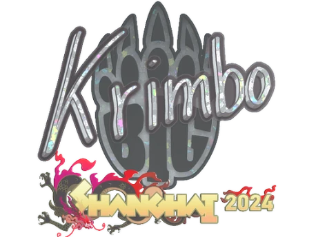 Sticker | Krimbo (Glitter) | Shanghai 2024