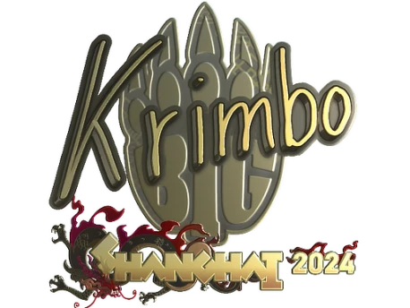 Sticker | Krimbo (Gold) | Shanghai 2024