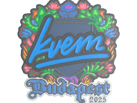 Sticker | Kvem (Embroidered) | Budapest 2025