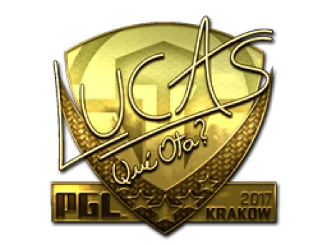 Sticker | LUCAS1 (Gold) | Krakow 2017