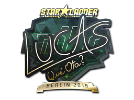 Sticker | LUCAS1 (Gold) | Berlin 2019