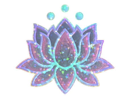 Sticker | Lotus (Glitter)