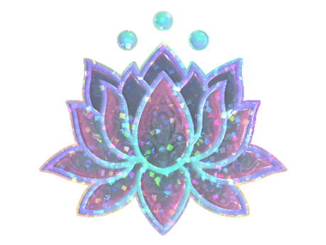 Sticker | Lotus (Glitter)