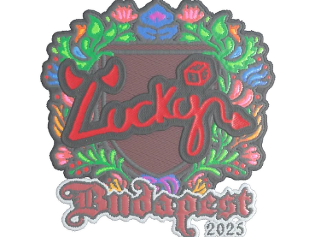 Sticker | Lucky (Embroidered) | Budapest 2025