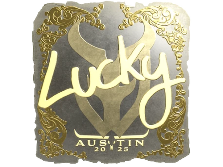Sticker | Lucky (Gold) | Austin 2025