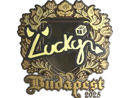 Sticker | Lucky (Gold) | Budapest 2025