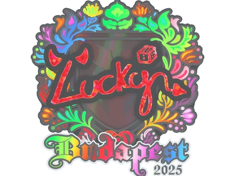 Sticker | Lucky (Holo) | Budapest 2025