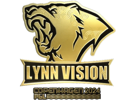 Sticker | Lynn Vision (Gold) | Copenhagen 2024