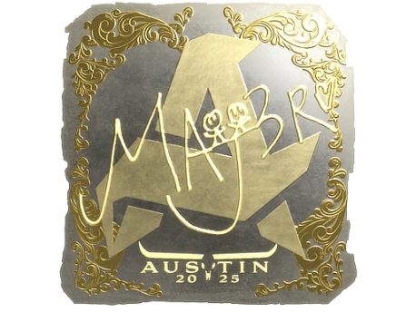 Sticker | MAJ3R (Gold) | Austin 2025