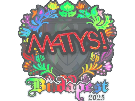 Sticker | MATYS (Holo) | Budapest 2025