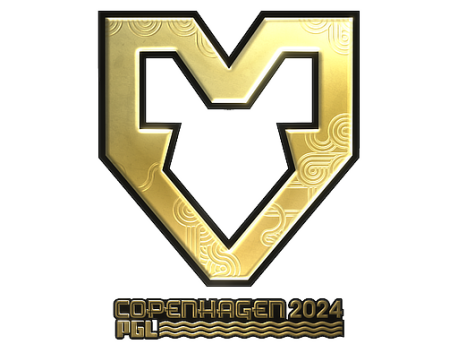 Sticker | MOUZ (Gold) | Copenhagen 2024