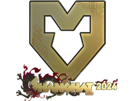 Sticker | MOUZ (Gold) | Shanghai 2024