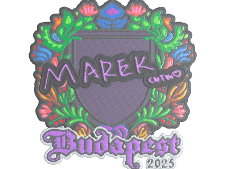 Sticker | Marek (Embroidered) | Budapest 2025