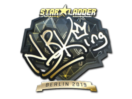 Sticker | NBK- (Gold) | Berlin 2019