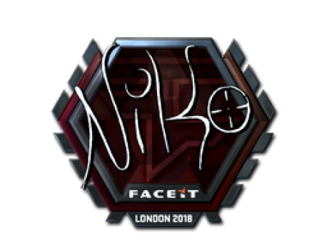 Sticker | NiKo (Foil) | London 2018