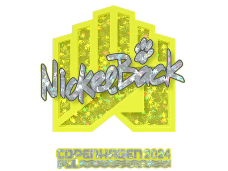 Sticker | NickelBack (Glitter) | Copenhagen 2024