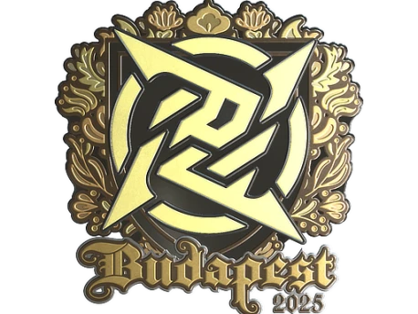 Sticker | Ninjas in Pyjamas (Gold) | Budapest 2025