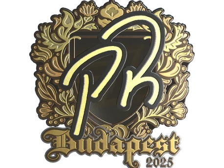 Sticker | PR (Gold) | Budapest 2025