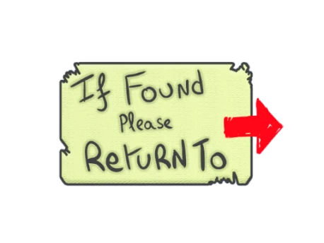 Sticker | Please Return To