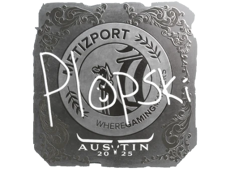 Sticker | Plopski (Foil) | Austin 2025