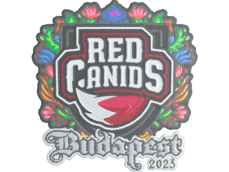 Sticker | RED Canids (Embroidered) | Budapest 2025