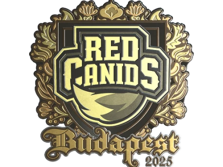 Sticker | RED Canids (Gold) | Budapest 2025