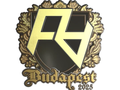 Sticker | Rare Atom (Gold) | Budapest 2025