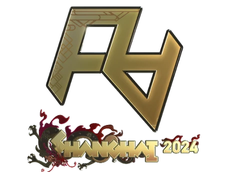 Sticker | Rare Atom (Gold) | Shanghai 2024