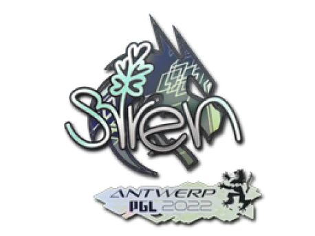 Sticker | S1ren (Holo) | Antwerp 2022 CS:GO | Buy, Sell On Market CS:GO
