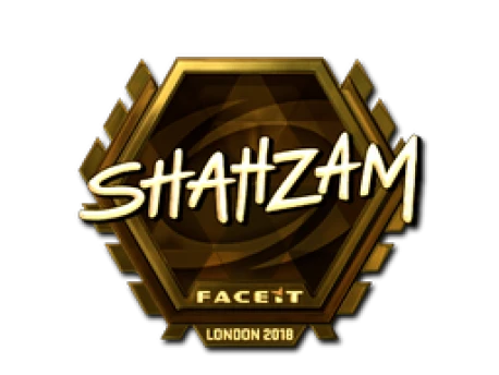 Sticker | ShahZaM (Gold) | London 2018