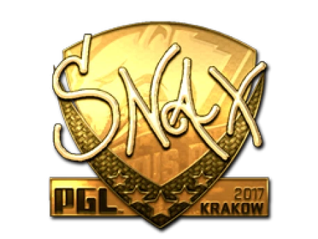 Sticker | Snax (Gold) | Krakow 2017