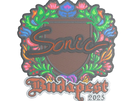 Sticker | Sonic (Embroidered) | Budapest 2025