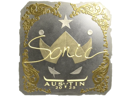 Sticker | Sonic (Gold) | Austin 2025