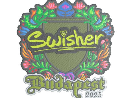 Sticker | Swisher (Embroidered) | Budapest 2025