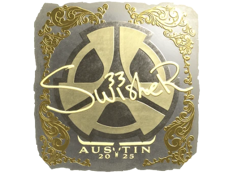 Sticker | Swisher (Gold) | Austin 2025