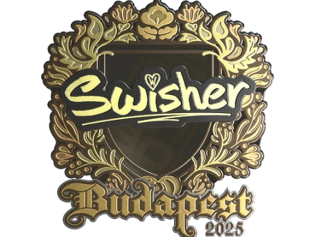Sticker | Swisher (Gold) | Budapest 2025
