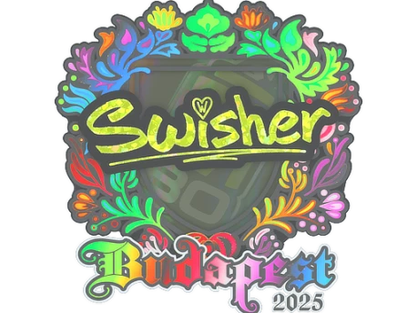 Sticker | Swisher (Holo) | Budapest 2025