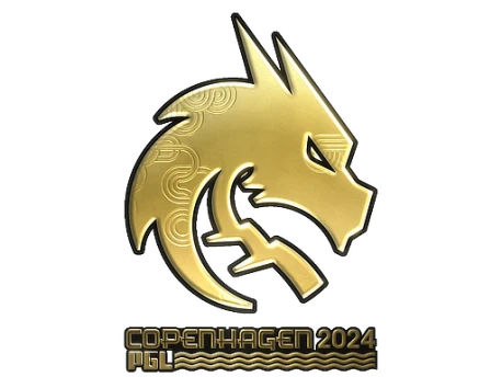 Sticker | Team Spirit (Gold) | Copenhagen 2024