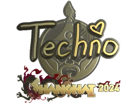 Sticker | Techno4K (Gold) | Shanghai 2024
