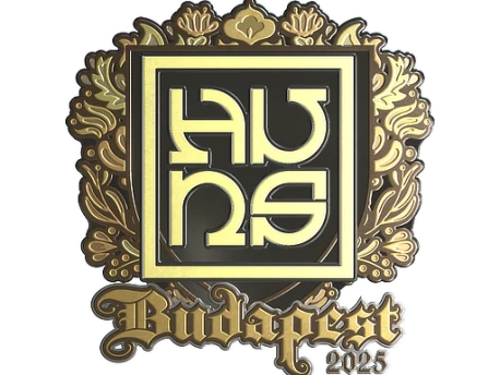 Sticker | The Huns (Gold) | Budapest 2025