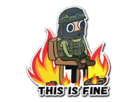 Sticker | This Is Fine CS2 (CS:GO) | Buy, Sell, Price — Market.CSGO