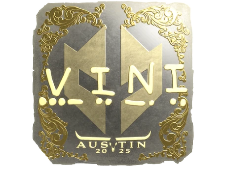 Sticker | VINI (Gold) | Austin 2025