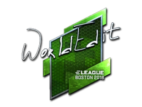 Sticker | WorldEdit (Foil) | Boston 2018