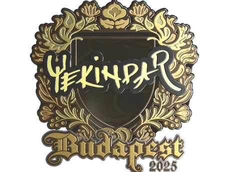 Sticker | YEKINDAR (Gold) | Budapest 2025